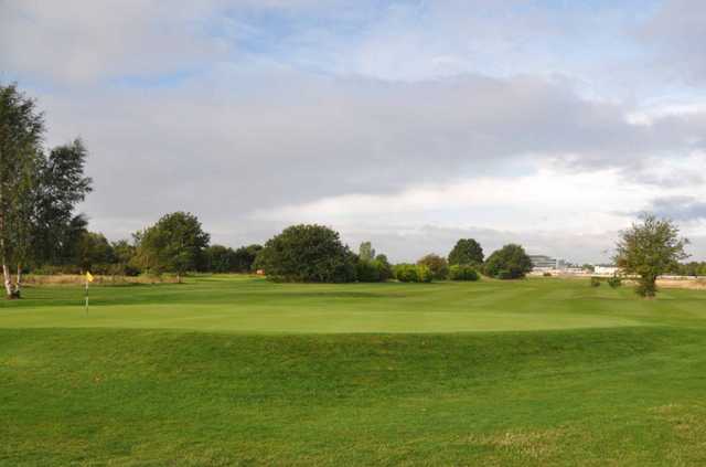 A view of green #5 at Doncaster Town Moor Golf Club