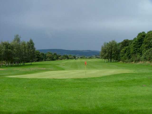 A view of green #16 at Grange Park Golf Club
