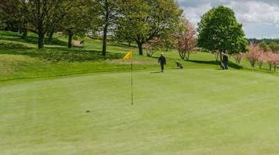 A view of green #12 at Sitwell Park Golf Club