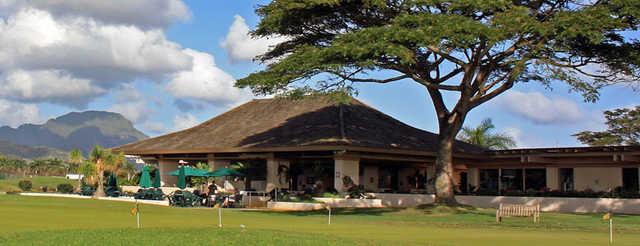 View of the clubhouse at Kiahuna Golf Club