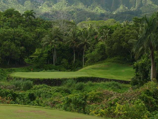 View of the 3rd green at Royal Hwaiian Golf Club