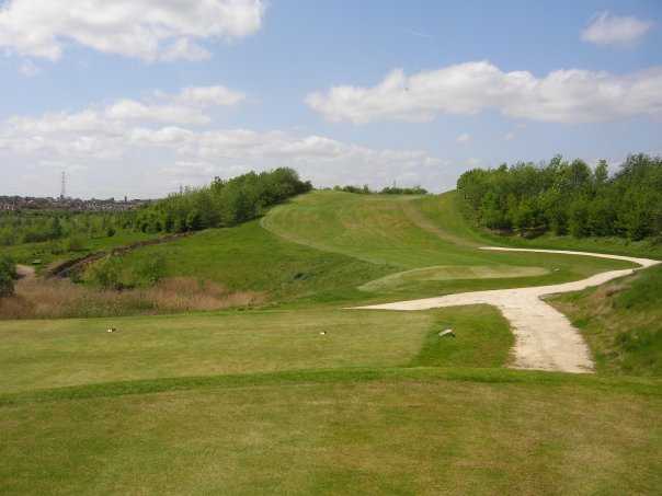 A view from the 4th tee at Waterfront Golf Club