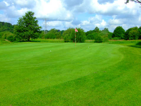 A view of the 2nd hole at Barlaston Golf Club
