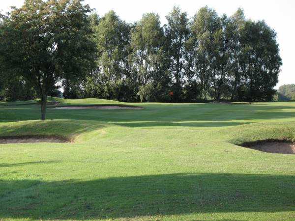 A view from the 2nd fairway at Leek Golf Club