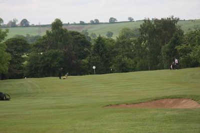 A view from fairway #2 at Newcastle-under-Lyme Golf Club