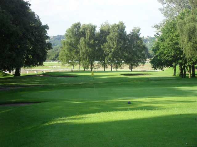 A view of a green at Uttoxeter Golf Club