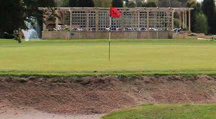 A view of the 18th hole at Wergs Golf Club