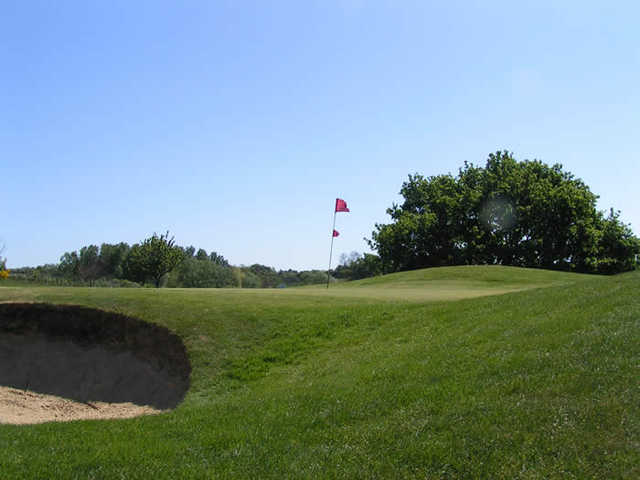 A view of the 10th green at Brett Vale Golf Club