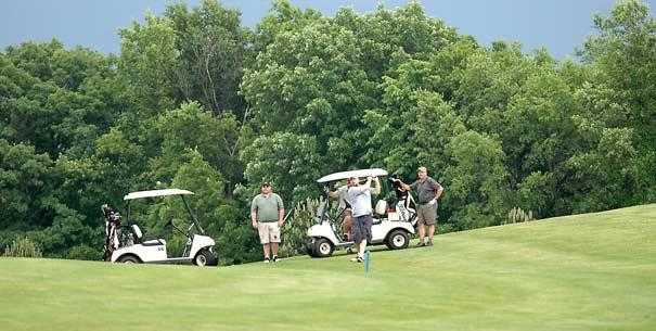 A view from Indian Springs Metropark Golf Course