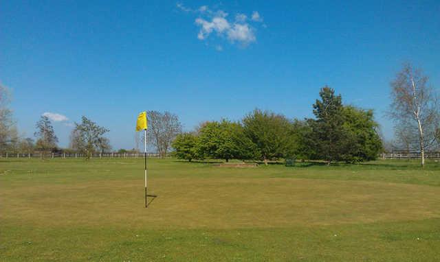 A view of green #8 at Stonham Barns Golf Centre