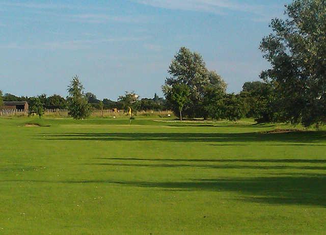 A view from the 1st fairway at Stonham Barns Golf Centre