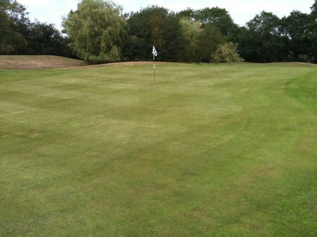 A view of hole #1 at Chiddingfold Golf Club