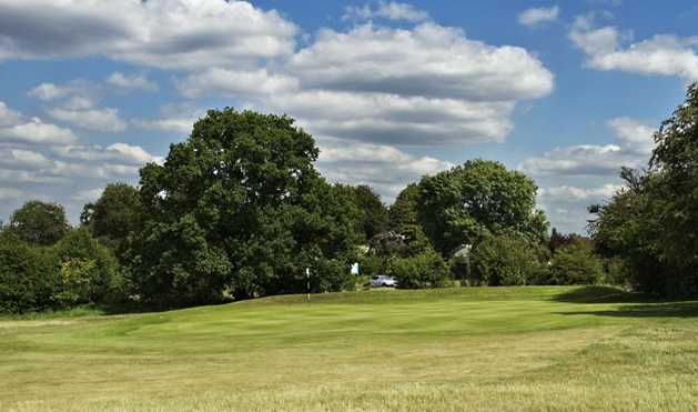 A view of the 13th green at Epsom Golf Club