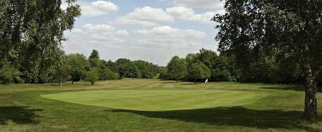 A greenside view of the 1st hole at Epsom