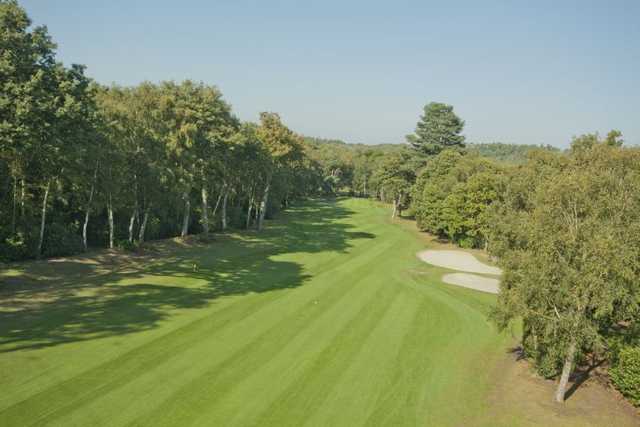 A view of fairway #6 at Silvermere Golf Club