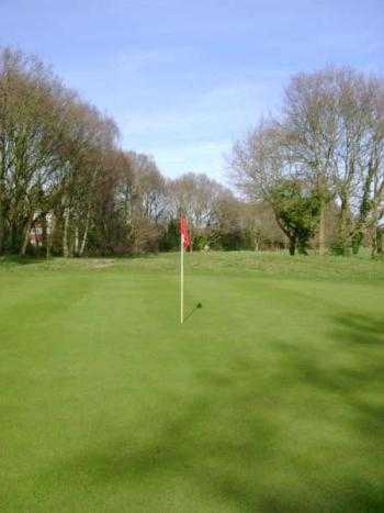 A view of hole #7 at Thames Ditton & Esher Golf Club