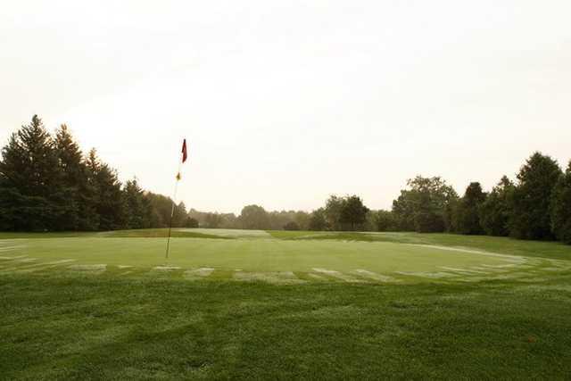 View of a green at Fanshawe Golf Course