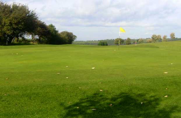 A view of the 2nd green at Houghton le Spring Golf Club
