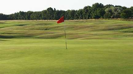 A view of the 17th hole at Newcastle United Golf Club