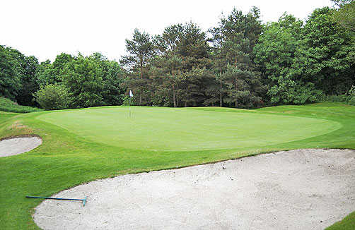 A view of hole #16 at Tyneside Golf Club
