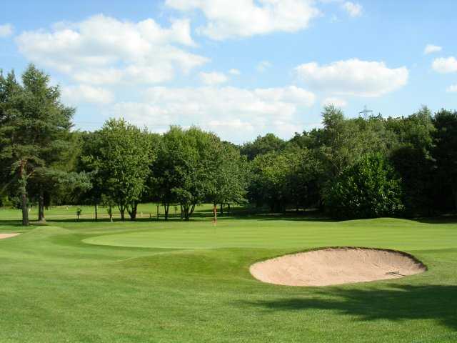 A view of the 3rd green at Druids Heath Golf Club