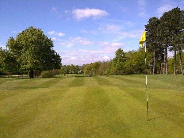 A view of hole #6 at Edgbaston Golf Club