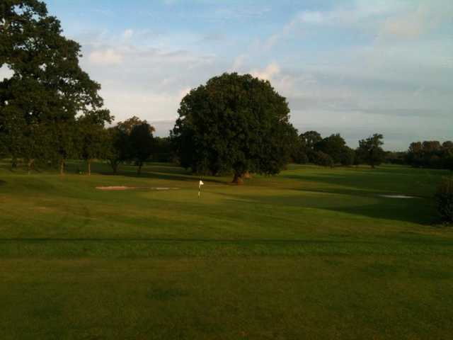 A view of a green at Hatchford Brook Golf Course