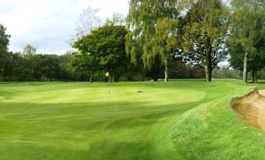 A view of the 2nd green at Oxley Park Golf Club