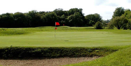 A view of hole #16 at Littlehampton Golf Club