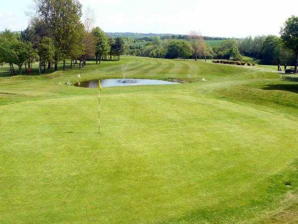 A view of the 11th hole at Cleckheaton & District Golf Club