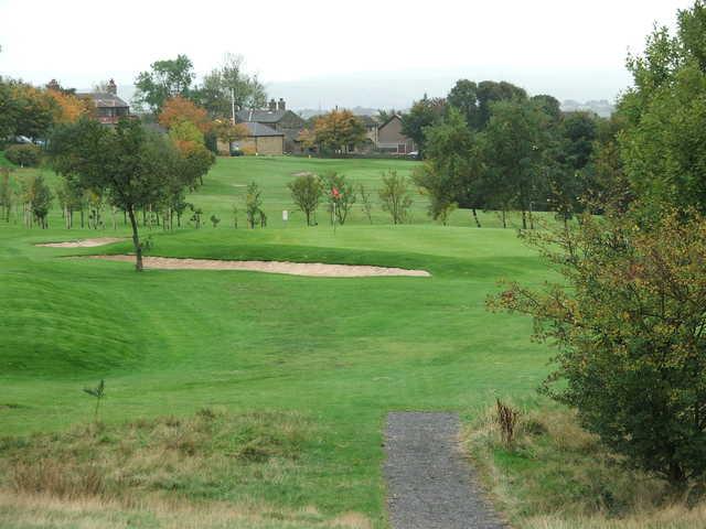 A view of the 7th green at East Bierley Golf Club