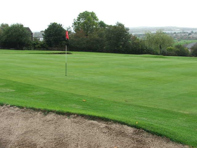 A view of hole #9 at East Bierley Golf Club