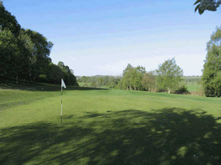 A view of the 2nd green at Headingley Golf Club