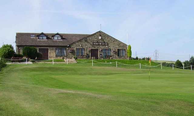 A view of the clubhouse at Headley Golf Club