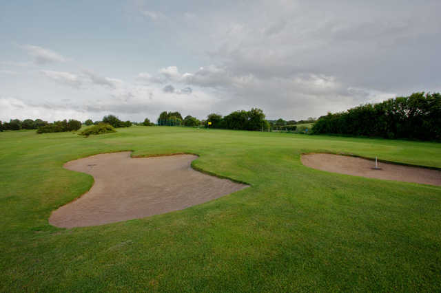 A view of the 11th green at Oaks Course from Leeds Golf Centre 