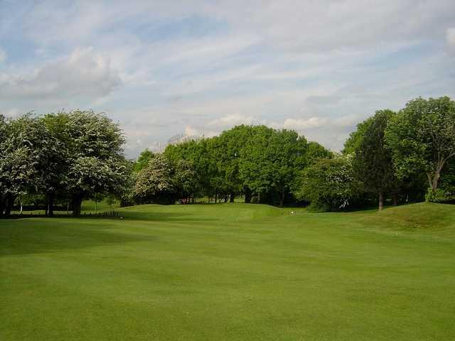 A view from fairway #17 at Pontefract & District Golf Club