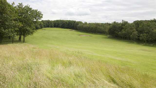 A view of a fairway at Whitwood Golf Course