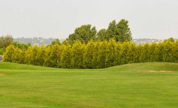 A view of hole #9 at Fountain Ridge Course from Willow Valley Golf