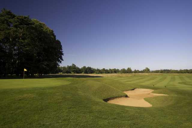 A view of the 16th hole at PGA Bowood - England