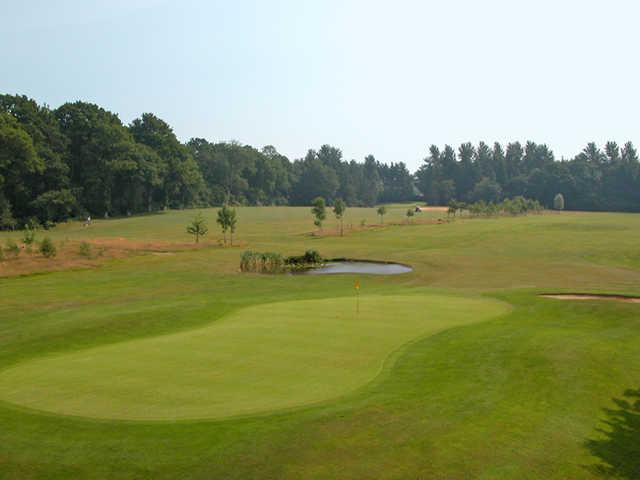 A view of green #3 at Hamptworth Golf & Country Club