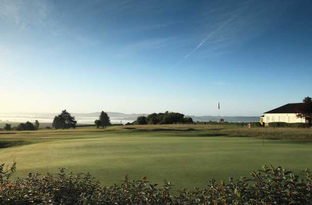 A view of the 18th green at High Post Golf Club