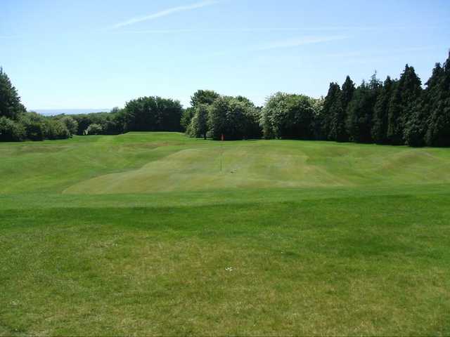 A view of green #4 at Kingsdown Golf Club