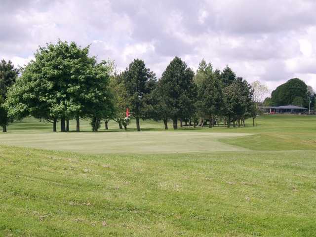 A view of the 1st hole at Kingsdown Golf Club