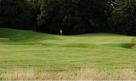 A view of the 2nd green at Marlborough Golf Club