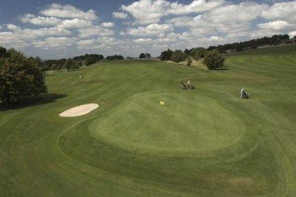 A view of the 4th green at North Wilts Golf Club