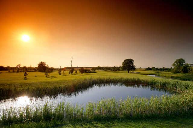 A view over the water from Garden Course at Wiltshire Hotel, Golf & Country Club