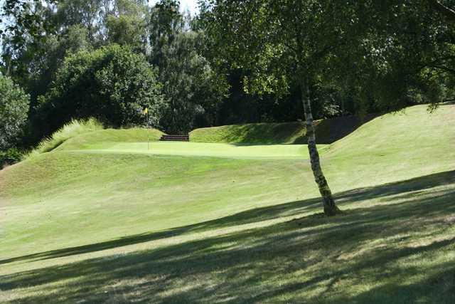 A view of green #3 at Churchill & Blakedown Golf Club