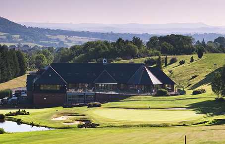 A view of the clubhouse at Wharton Park Golf Club