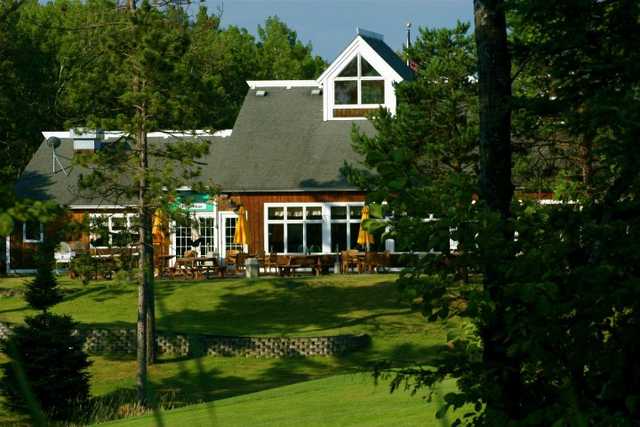 A view of the clubhouse at Nemadji Golf Course