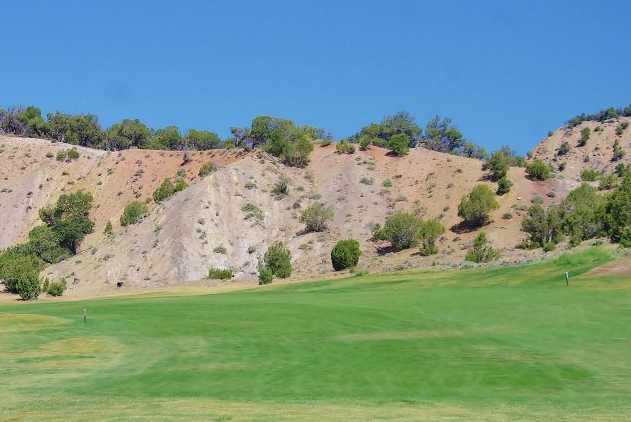 A view of hole #12 at Rifle Creek Golf Course